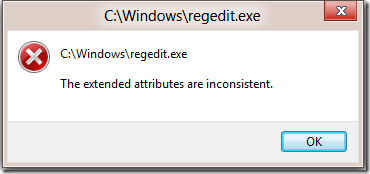 "The Extended Attributes are Inconsistent"