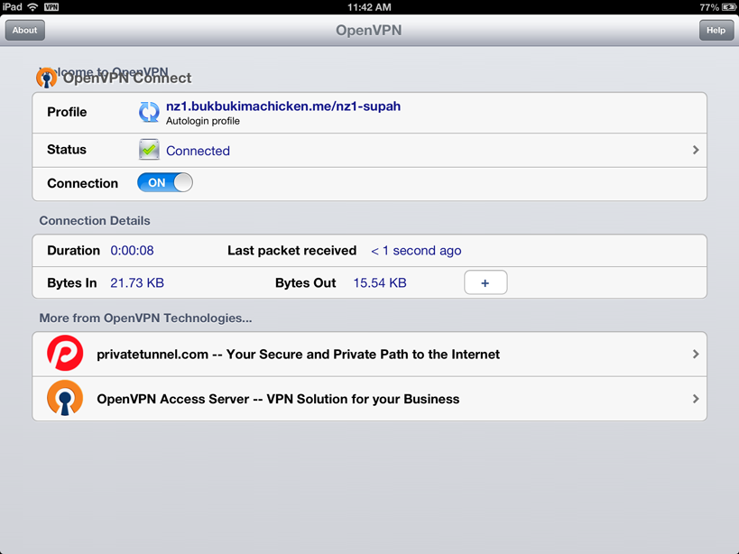 download the new version for ipod OpenVPN Client 2.6.7.1001